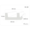 LED Stuckleisten, Stuckleisten LED - 20 Meter OL-18